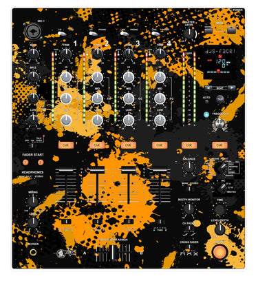 Pioneer DJ DJM 700 Skin Conflict Yellow